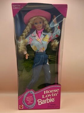 Horse Lovin' Barbie Doll 1996 Special Edition 15648 Vintage New NRFB